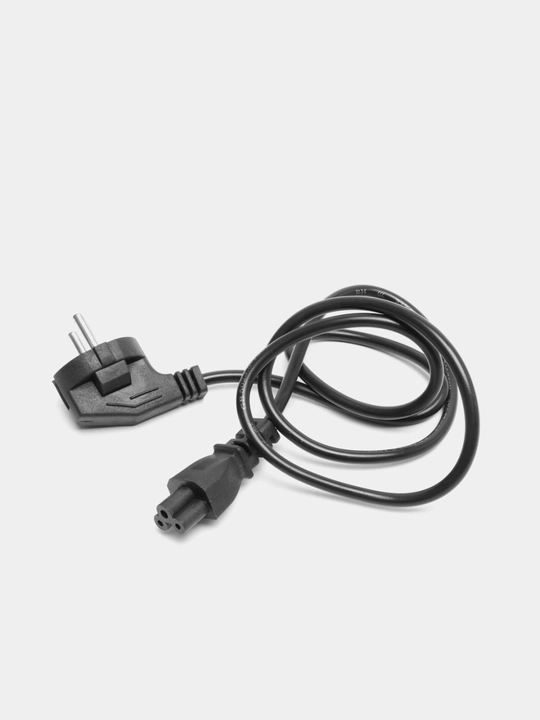 Кабель питания 3-Pin C5 для блока питания ноутбука, компьютеров и мониторов