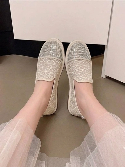 Женские слипоны, летние, весенние — JMMM-DIOR-МОЛОЧ-36
