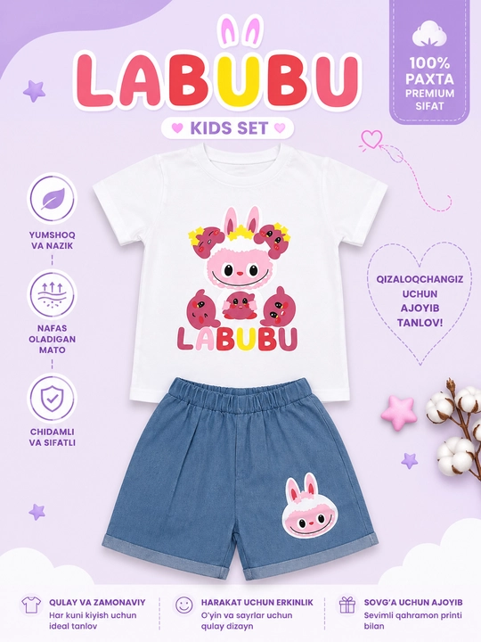 Детский комплект Labubu - 
