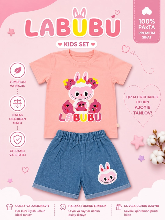Детский комплект Labubu - 