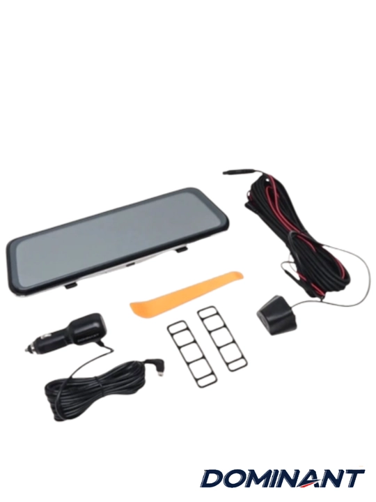Видеорегистратор Dominant D877S, 2 камеры, Full HD, Wi-Fi, парковочный режим