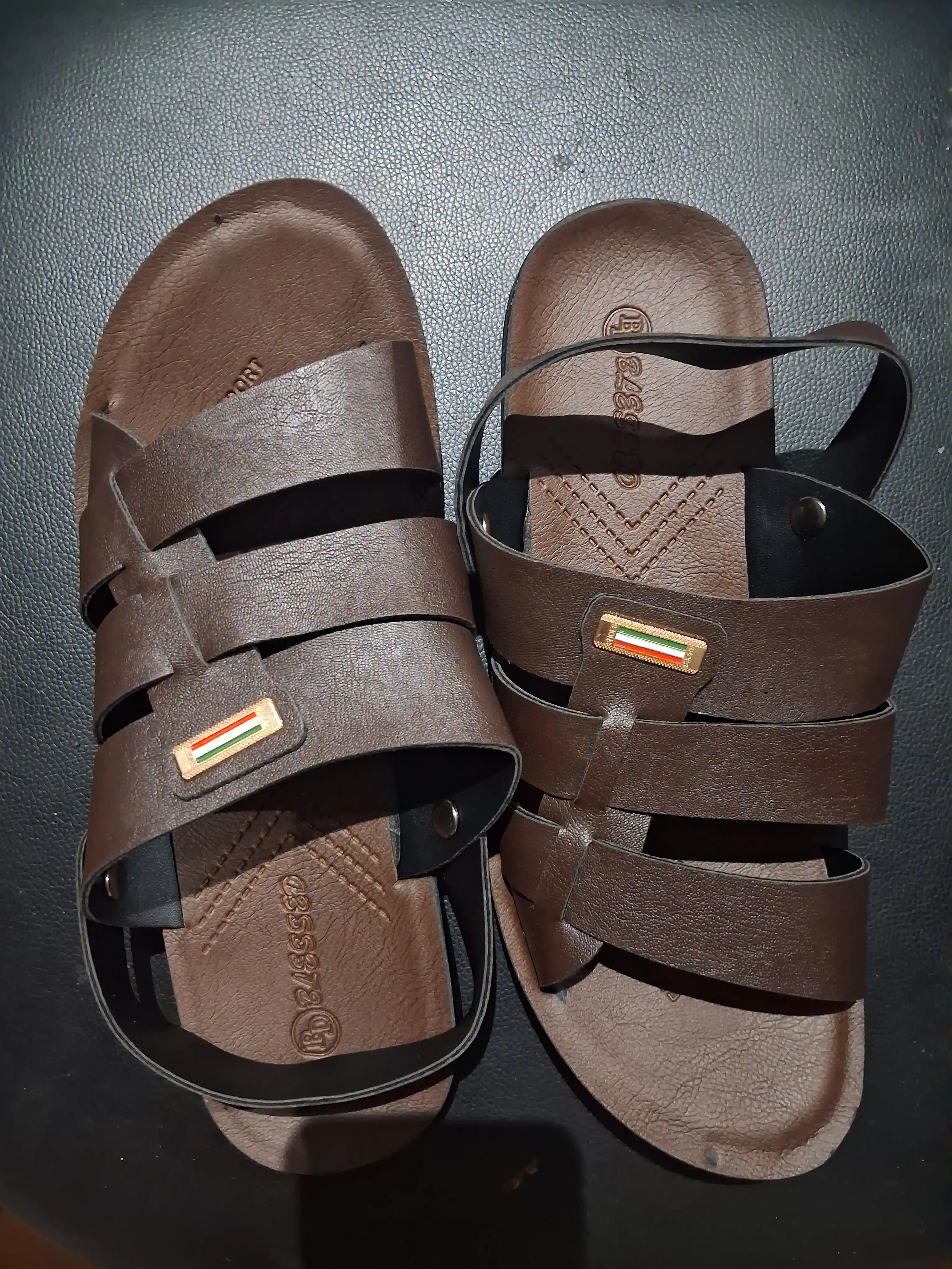 Erkaklar oyoq kiyimlari, tapochka, charm oyoq kiyim, koja basanojka, 39-44 razmer
