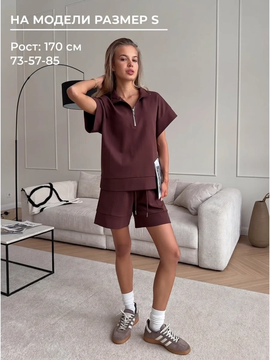 Ayol,qizlarga  futbolka shortik, ikki qismli to'plam, keng o'lchamli oversize, S, M, L, XL