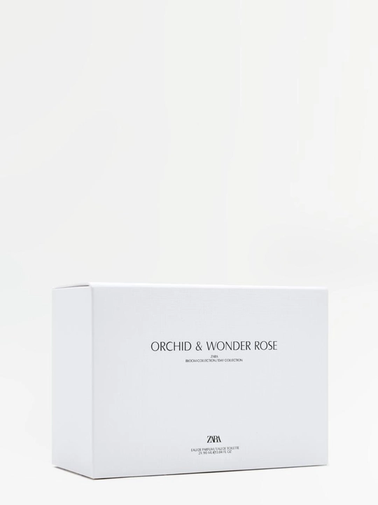 Парфюмерная вода Zara Orchid + Wonder Rose, для женщин, 50мл+50мл, 90мл+90мл