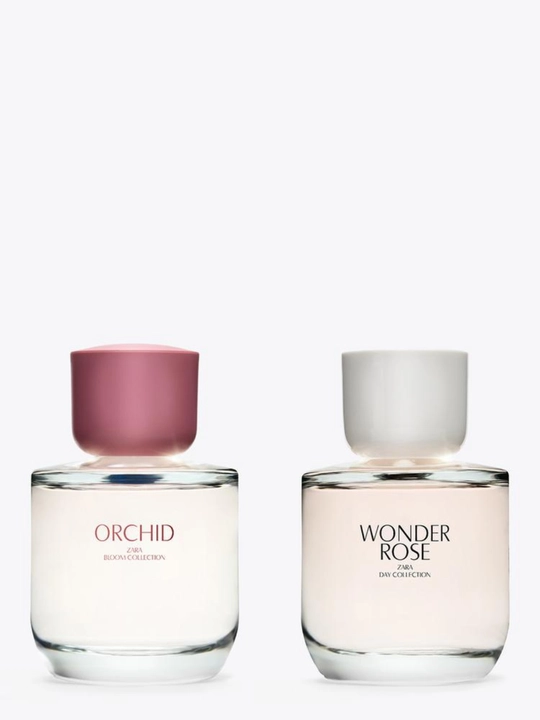 Парфюмерная вода Zara Orchid + Wonder Rose, для женщин, 50мл+50мл, 90мл+90мл - 