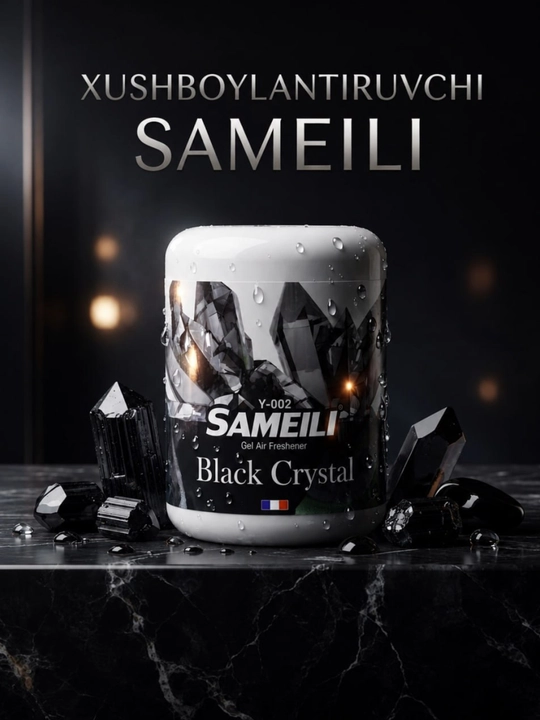 Sameili gel havo xushbo'ylantirgich avtomobil, ofis, xona uchun 11 xil aromat