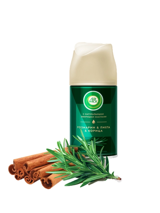 Air Wick avtomatik havo yangilagichi almashtirish balloni Rozmarin va Dolchin 250 ml