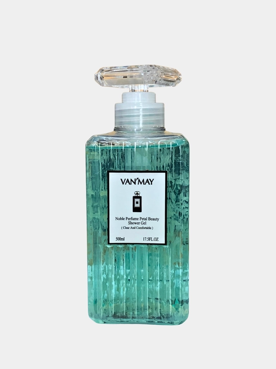 VANMAY dush geli va shampun 500 ml, tana va soch parvarishi uchun xushbo'y parfyumli gel