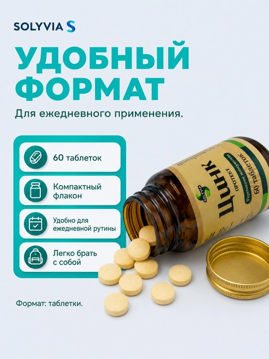 BADEX LIFE - Цинк таблетки, 60 шт, для поддержки иммунитета и общего здоровья