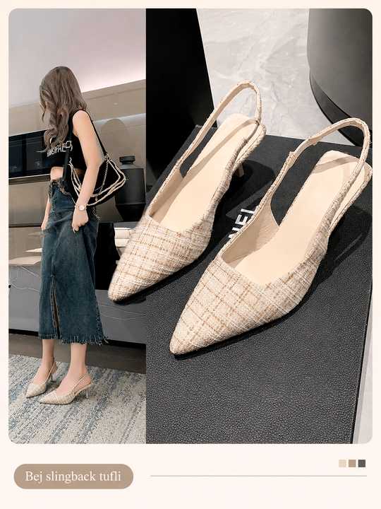 Tuflilar ayollar uchun, Ayollar uchun nafis slingback tufli 36-41