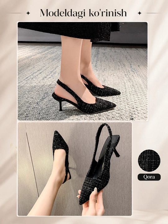 Tuflilar ayollar uchun, Ayollar uchun nafis slingback tufli 36-41
