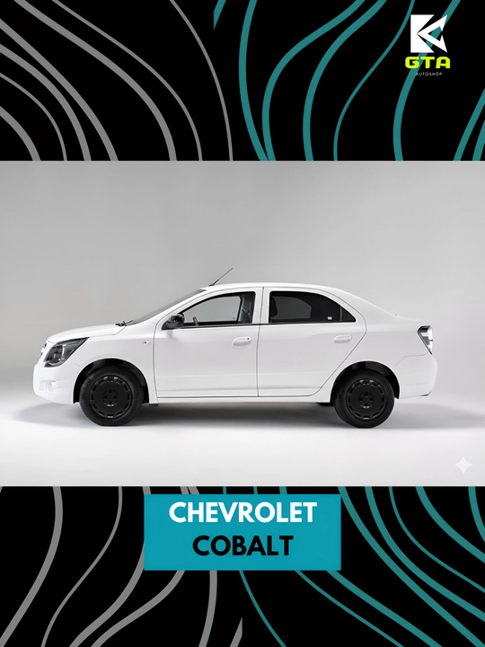 GTA - Chevrolet COBALT uchun qora kolpaklar - R13, R14, R15