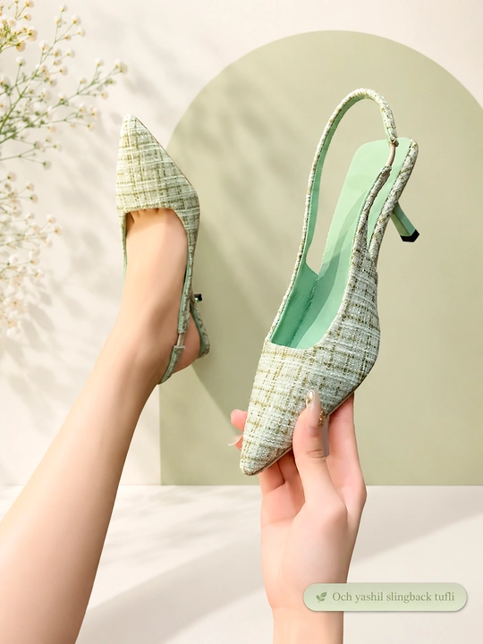 Tuflilar ayollar uchun, Ayollar uchun nafis slingback tufli 36-41