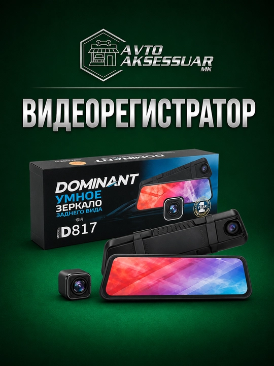 Videoregistrator DOMINANT D817S 32GB avtomobil uchun - 