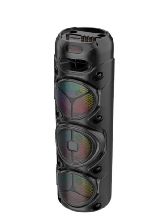 6000W Premium Bluetooth Karaoke Kolonkasi, Simsiz Mikrofon va Pult bilan RGB LED