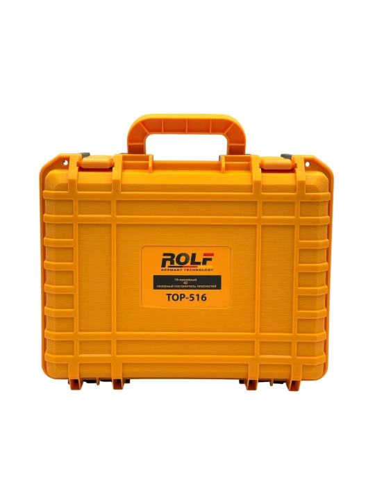 Лазерный уровень ROLF TOP-516 4D 16 линий, зеленый луч, пульт ДУ, кейс