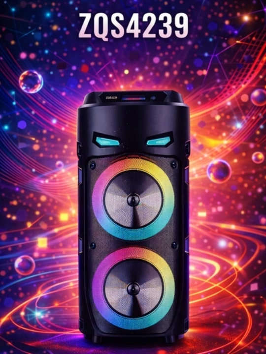 Ko'p Funksiyali Bluetooth Karaoke Kolonkasi, RGB LED, Mikrofon va Masofadan Boshqaruv