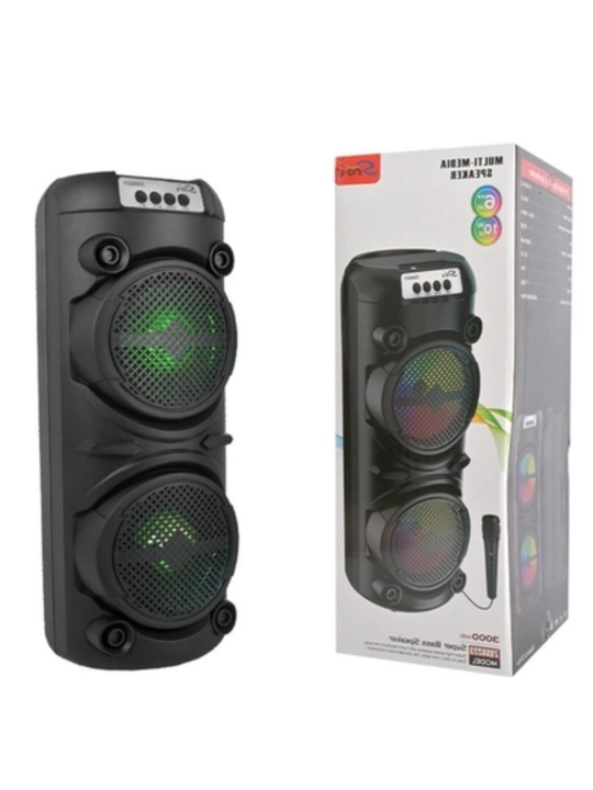 3000W Bluetooth Karaoke Kolonkasi, RGB LED, Mikrofon va USB/TF Qo‘llab-quvvatlash