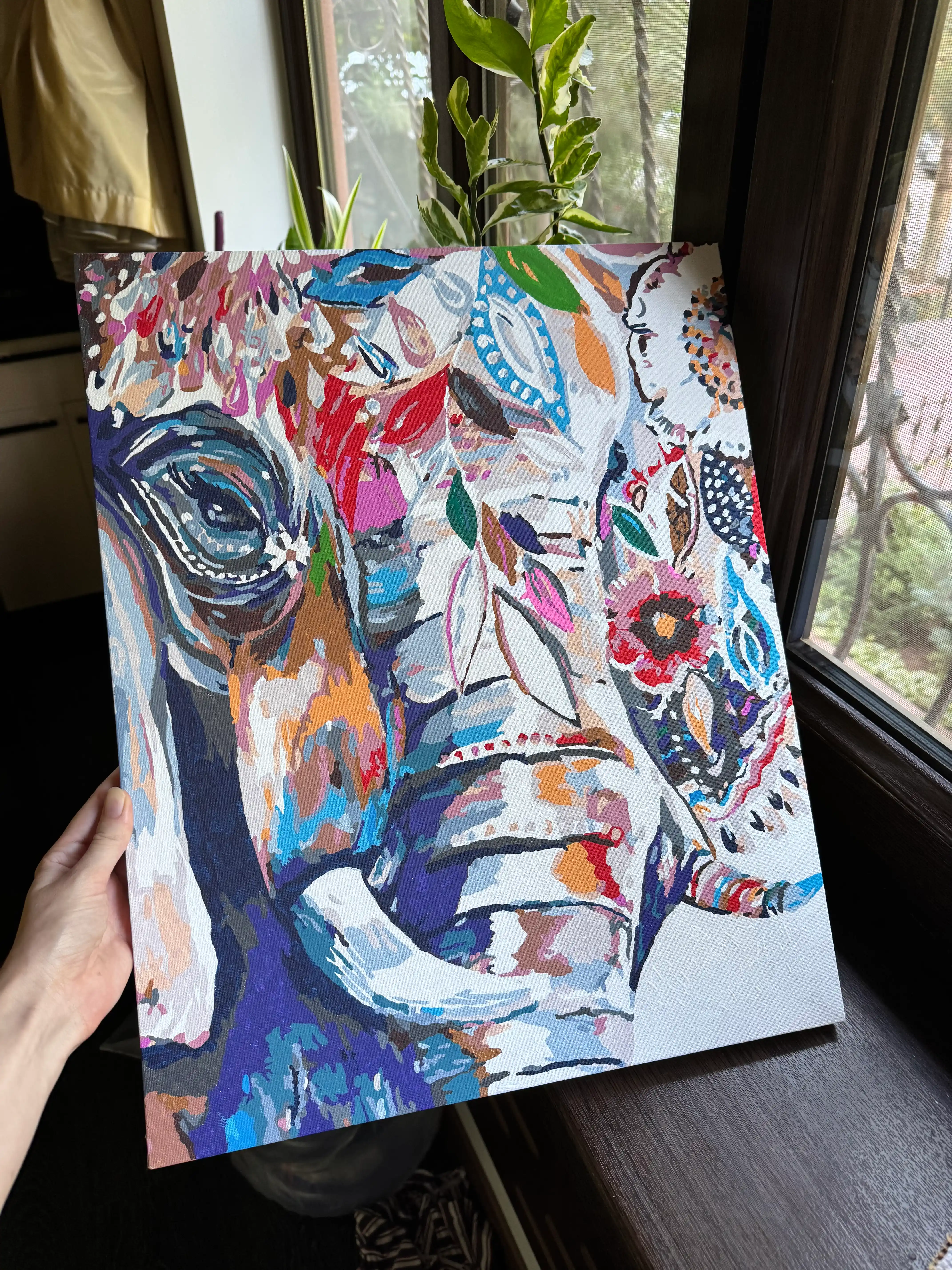 Raqamlar bo'yicha rasm chizish ARTERY "Abstraksiya", holstda chizmachilik, 40 * 50 sm