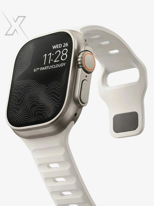 X Wave Sport Band: teshikchali va suv o'tkazmaydigan to'lqin