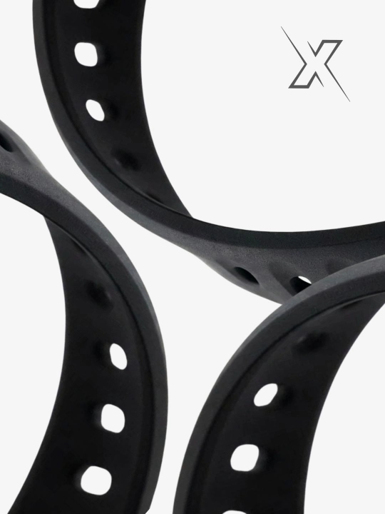 X Wave Sport Band: teshikchali va suv o'tkazmaydigan to'lqin