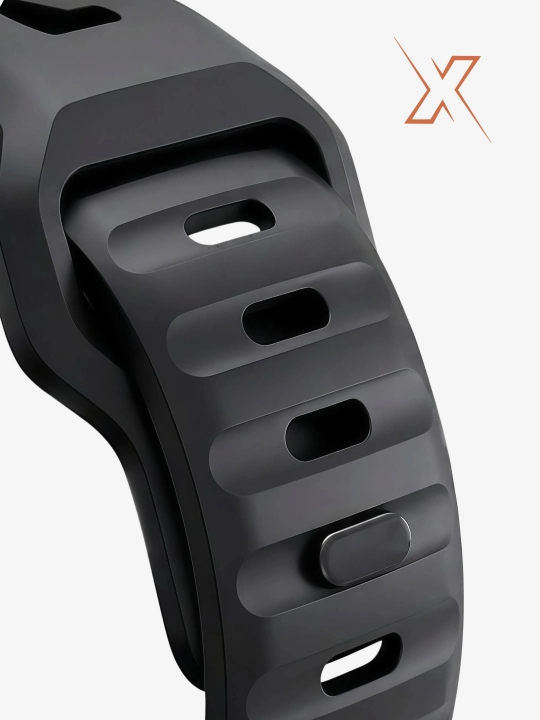 X Wave Sport Band: teshikchali va suv o'tkazmaydigan to'lqin
