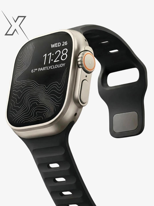 X Wave Sport Band: teshikchali va suv o'tkazmaydigan to'lqin