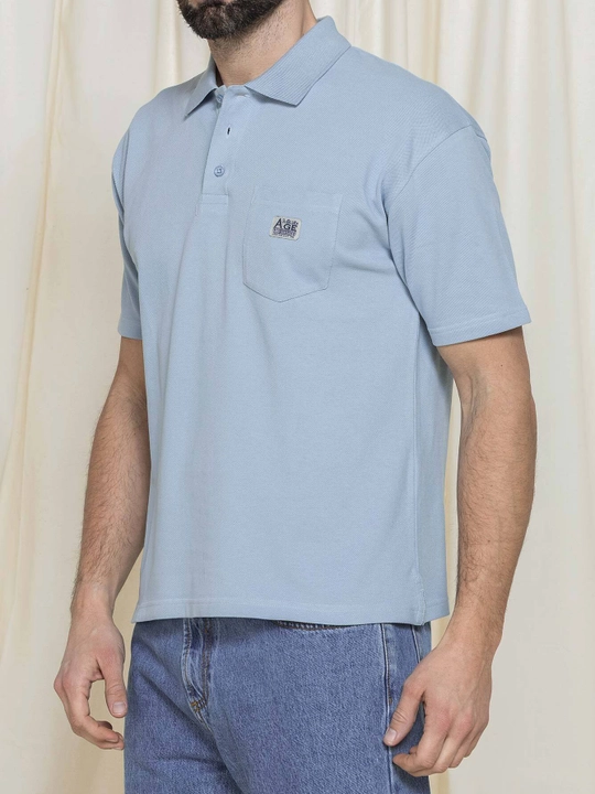 Erkaklar uchun Carrera Jeans paxtadan tayyorlangan Relaxed Fit polosi, kalta yengli