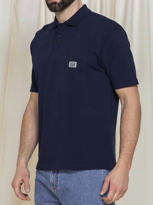 Erkaklar uchun Carrera Jeans paxtadan tayyorlangan Relaxed Fit polosi, kalta yengli
