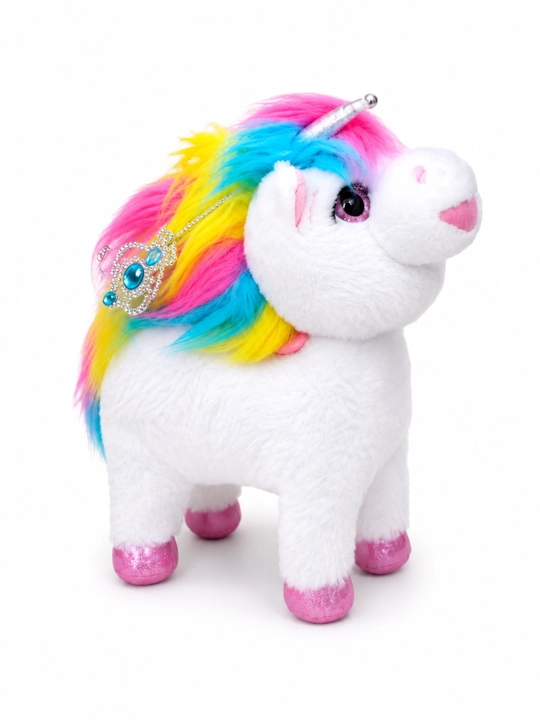 Yumshoq Yunikorn pelush o‘yinchoq, bolalar uchun sovg‘a, rangli yumshoq Unicorn - 