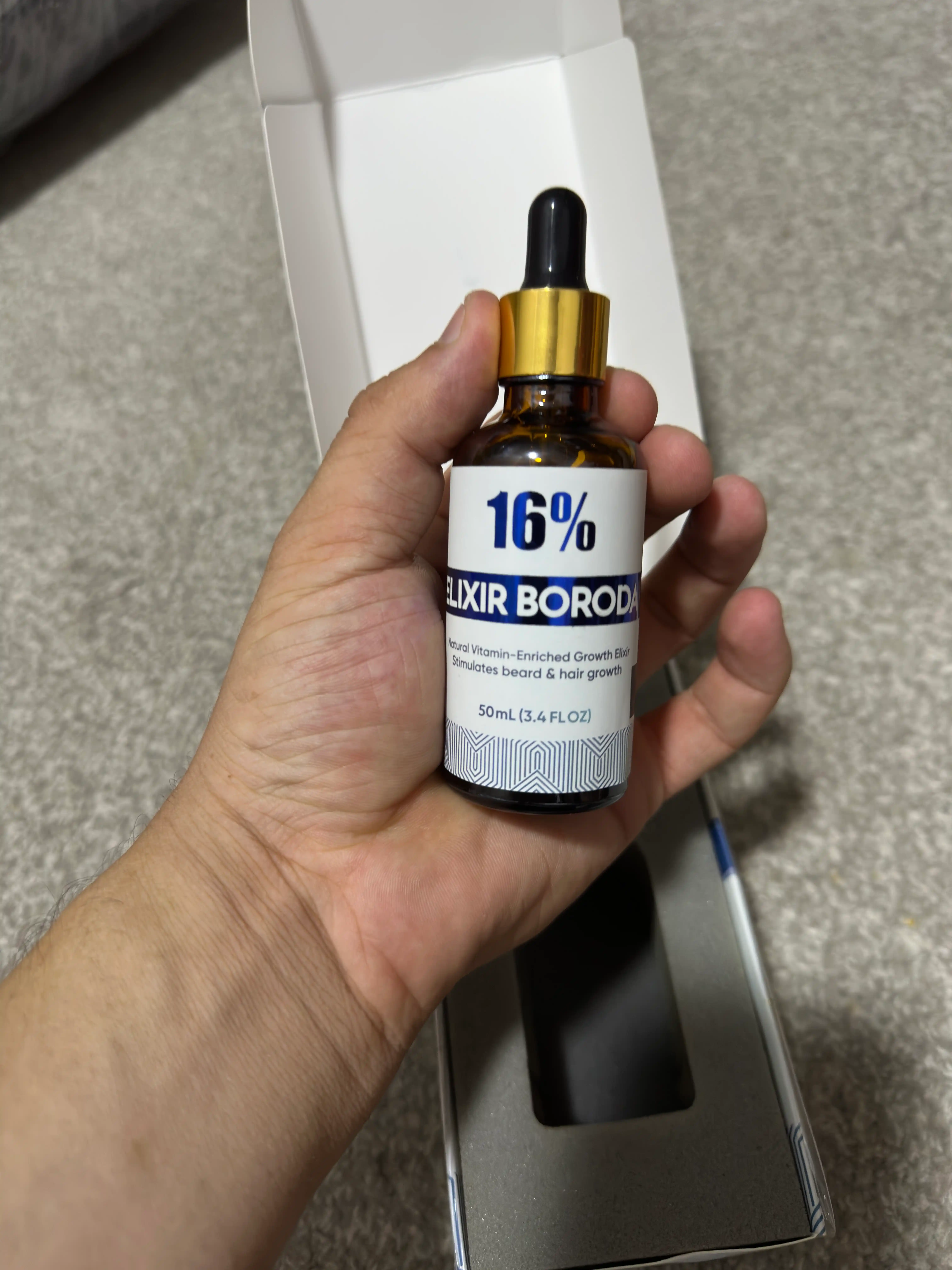 Миноксидил 16% Elixir Boroda – эликсир для роста волос и бороды 50 мл