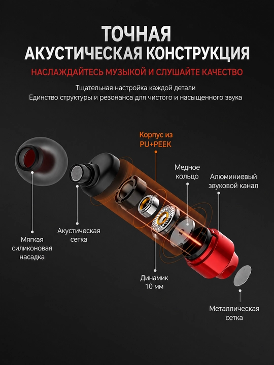 3.5mm, Type-C metall simli quloqchin, kuchli bass, telefon va kompyuter uchun, magnitli