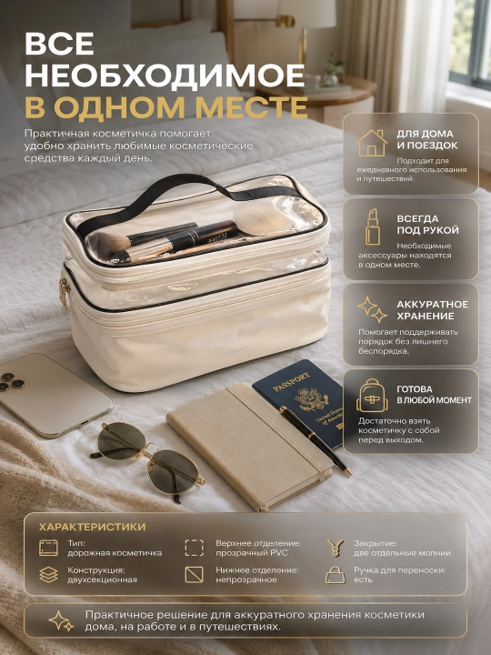 Косметичка, органайзер для косметики