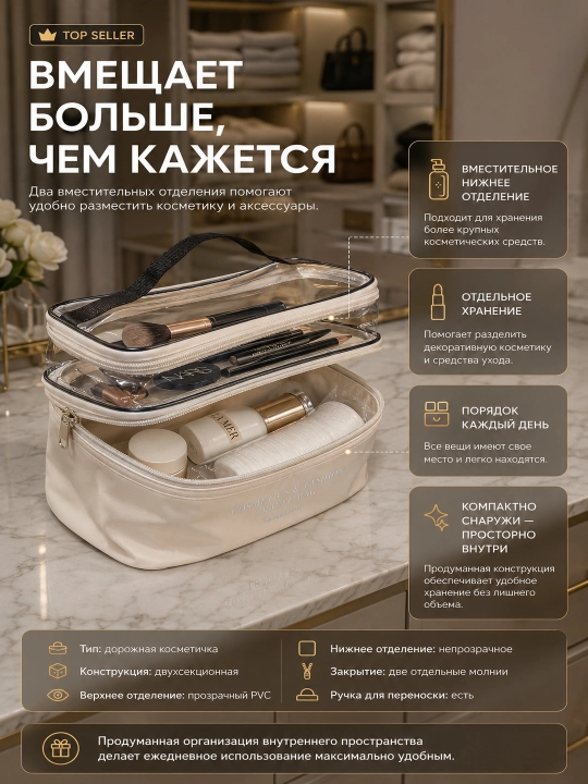 Косметичка, органайзер для косметики