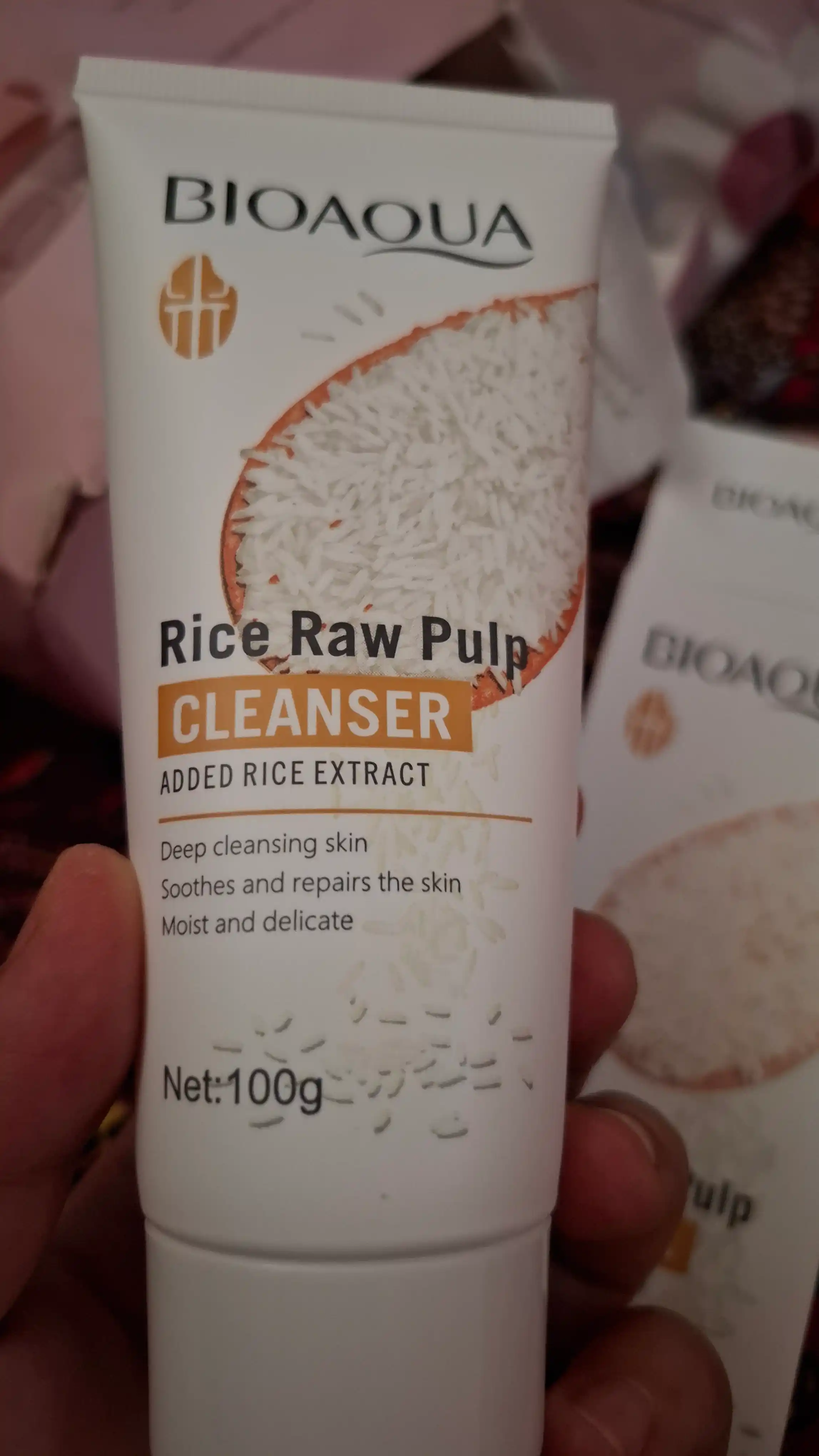 Пенка для умывания с экстрактом риса Rice Raw Pulp Cleanser