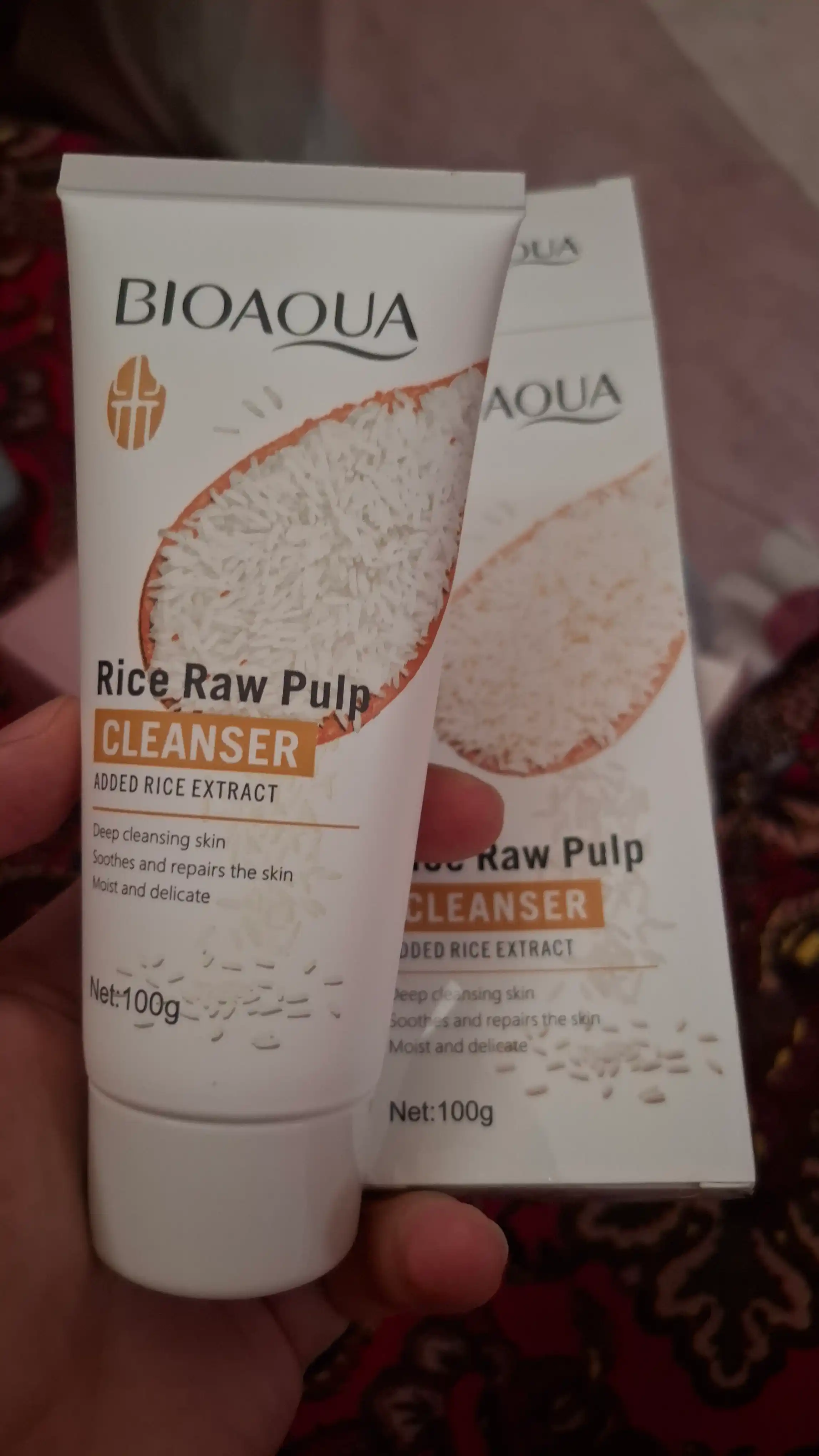 Пенка для умывания с экстрактом риса Rice Raw Pulp Cleanser