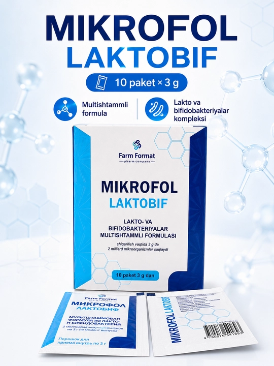 MIKROFOL LAKTOBIF sashe - 