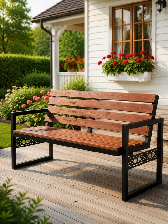 Loft uslubidagi skameyka 2 metr | 40×40 mm profil - 