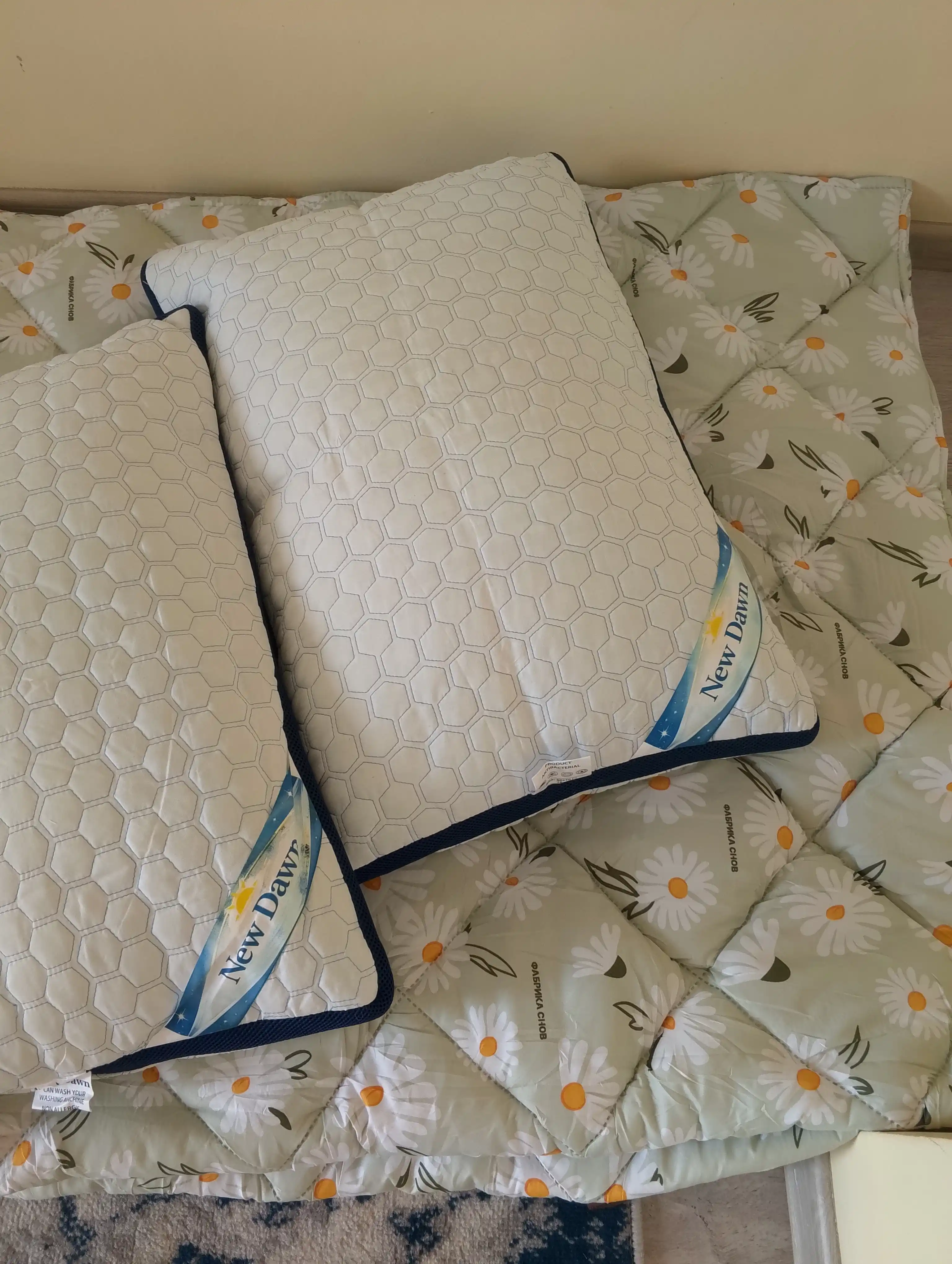 "Romashka" ko‘rpasi, har mavsumbop, gipoallergen, 140х205 va 200x220 sm, FS ultrastep