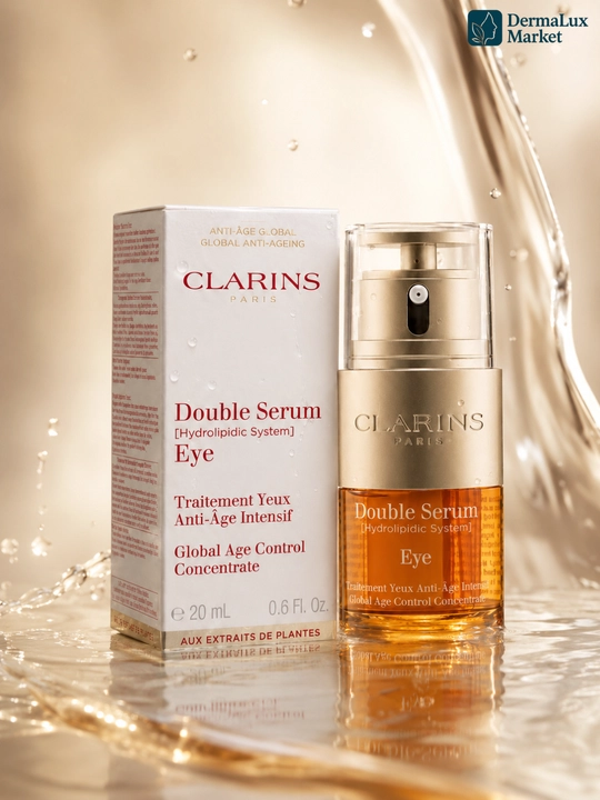 Ko‘z atrofi uchun intensiv yoshartiruvchi zardob, Clarins Double Serum Eye, 20 ml
