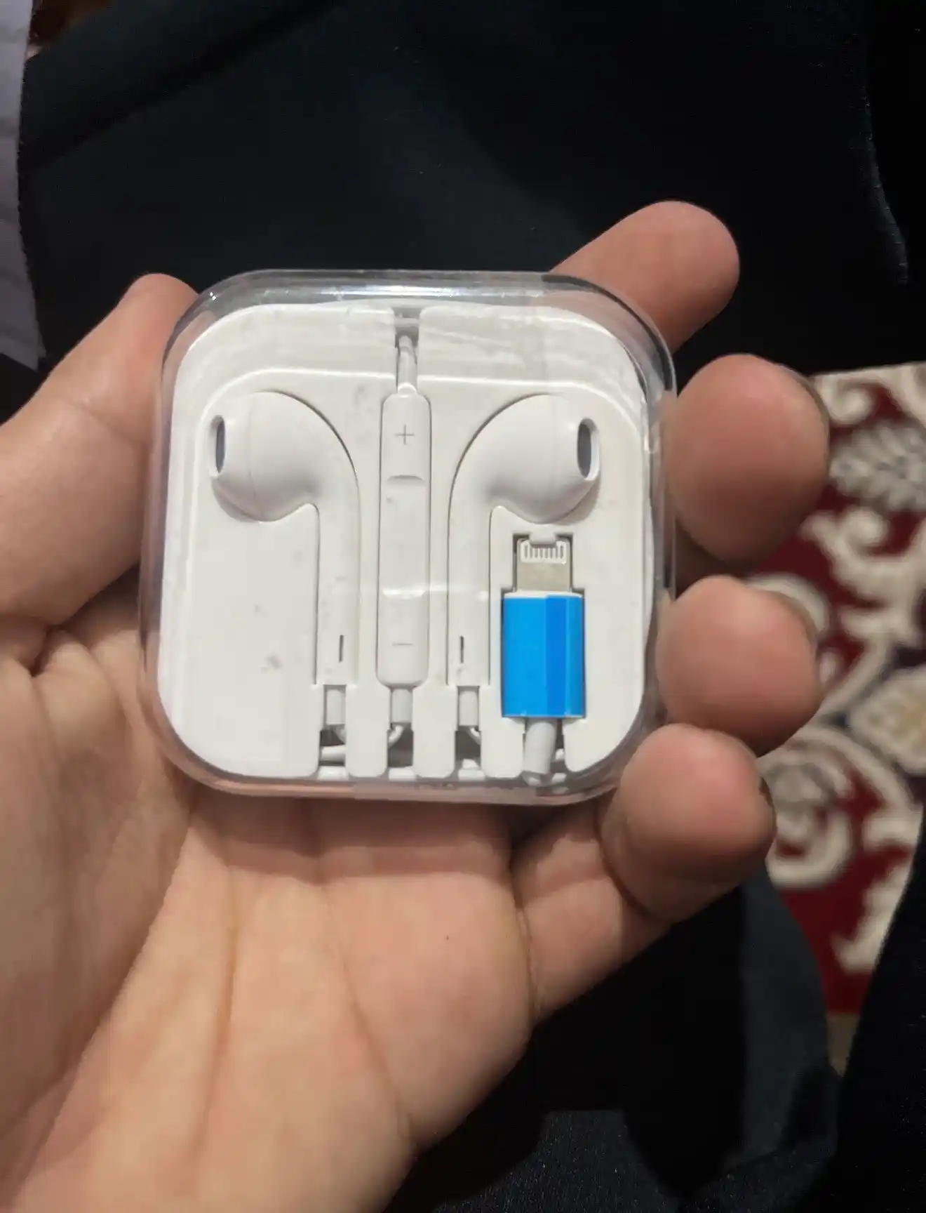 IPhone uchun simli quloqchinlar, (Pop-UP) mikrofon bilan, Lightning, Type-C kabeli