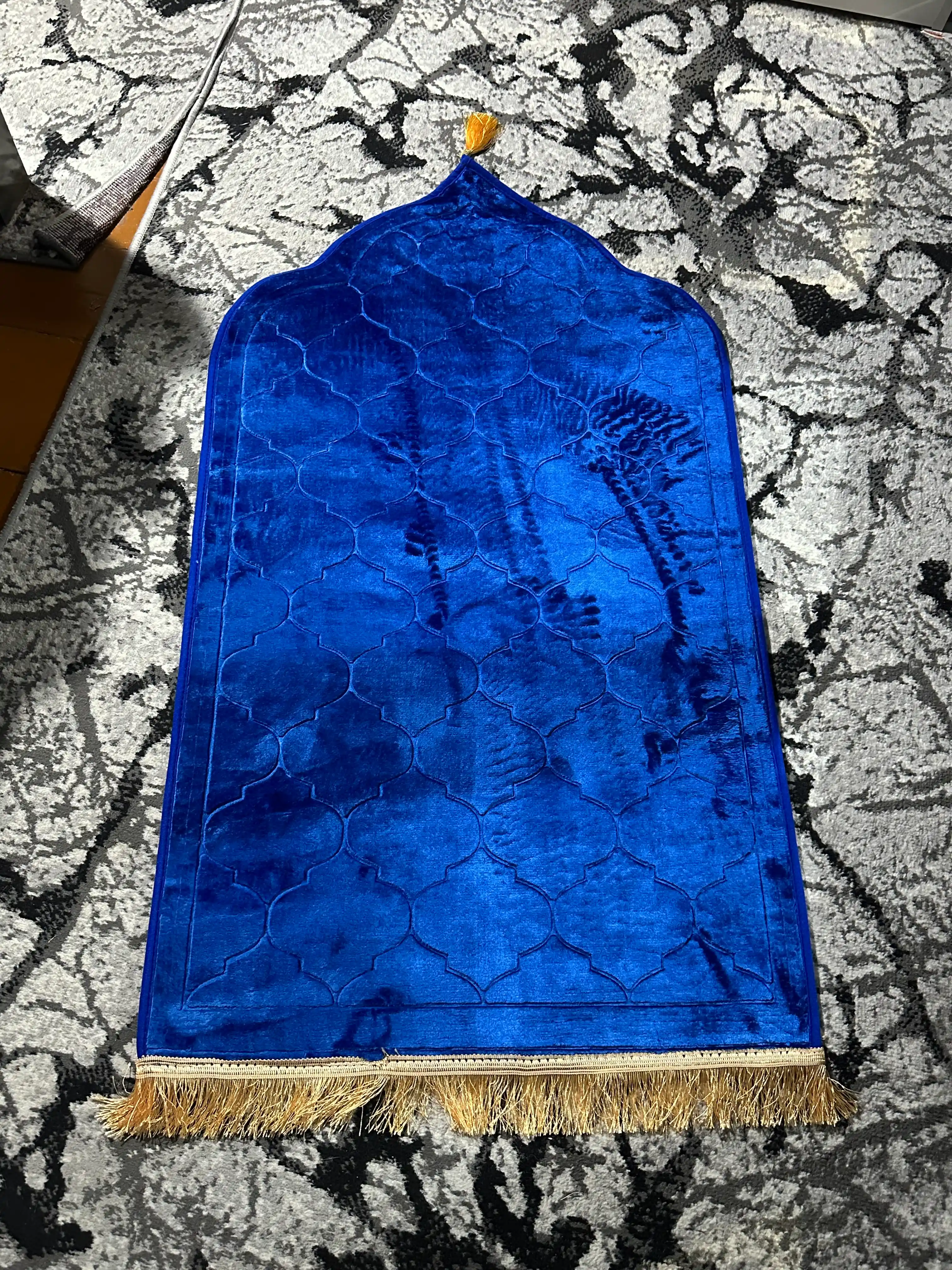 Молитвенный коврик плотный и мягкий 65×115 см, Китайская ткань, для мужчин и женщин