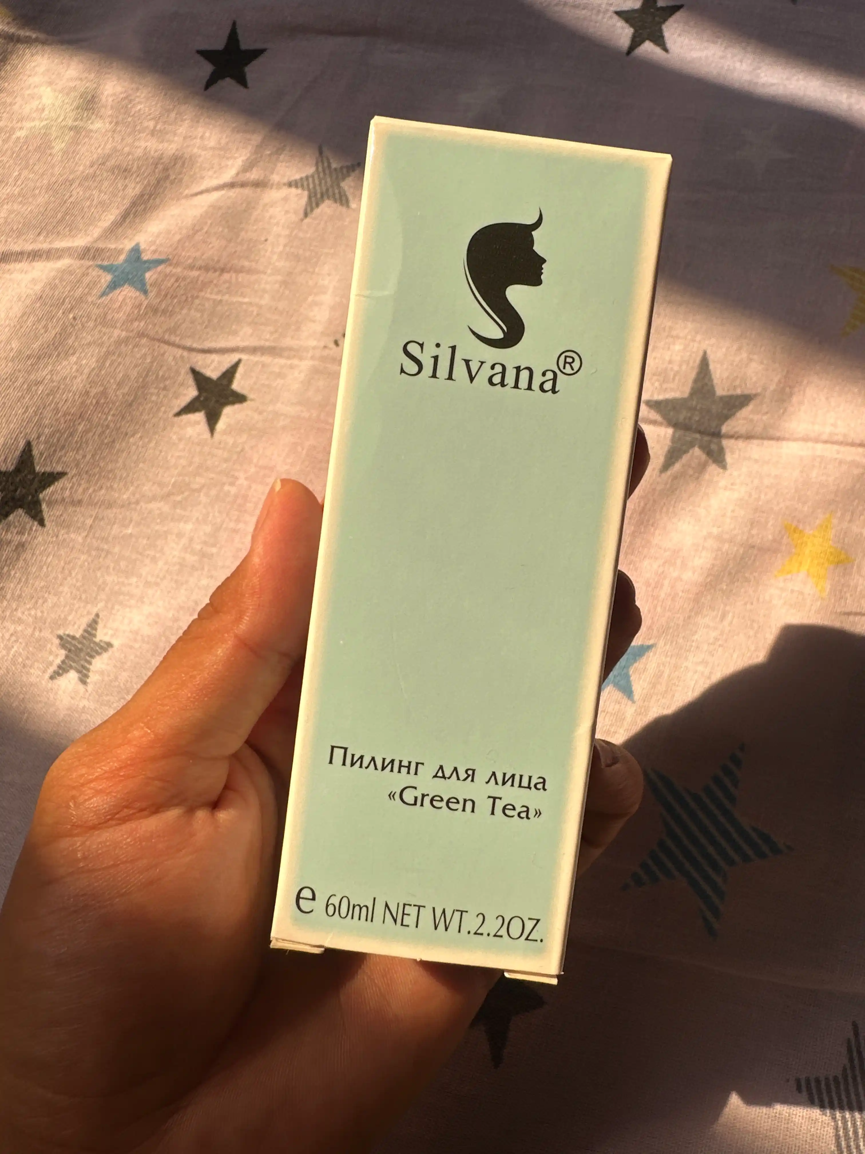 Пилинг скатка для лица Green Tea "Silvana"