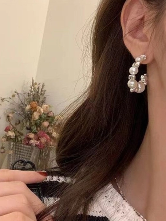 Крупные серьги, для свадеб, акцентные серьги, серьги