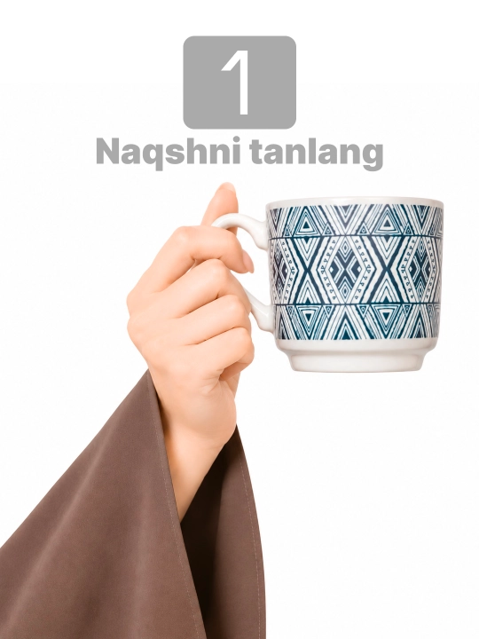 Krushka, keramika, ko'fe va choy uchun ajoyib tanlov