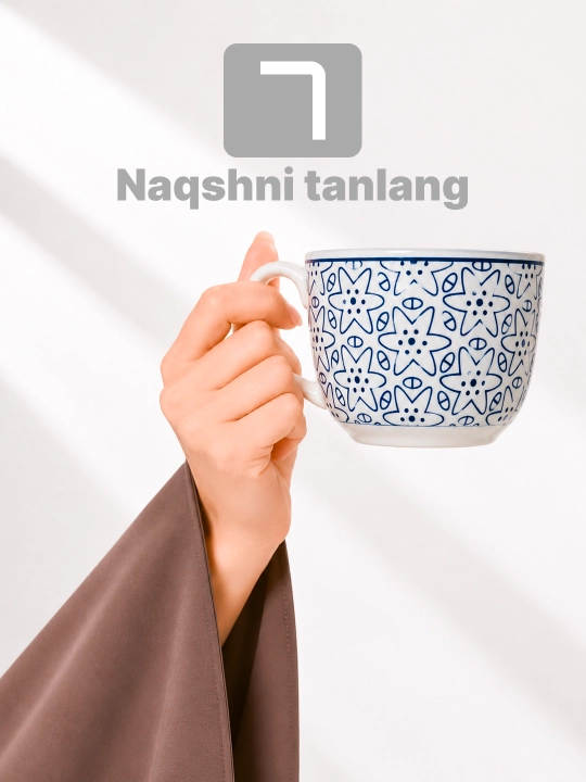 Krushka, keramika, ko'fe va choy uchun ajoyib tanlov
