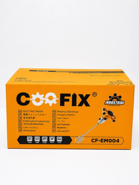 COOFIX Qurilish mikseri, 1200Vt 6 xil tezlikda ishlaydigon