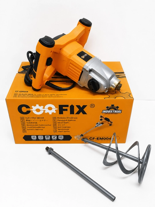 COOFIX Qurilish mikseri, 1200Vt 6 xil tezlikda ishlaydigon