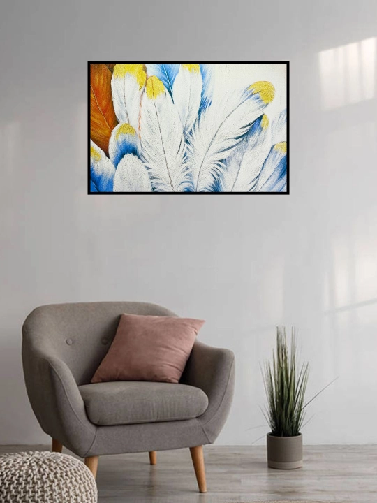Devorga osiladigan kartina, qo‘l Ishi, 60x90 «Osmoniy Patlar»