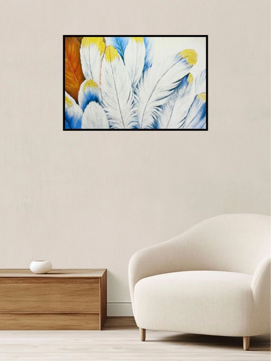 Devorga osiladigan kartina, qo‘l Ishi, 60x90 «Osmoniy Patlar»